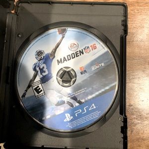 Madden 16 ps4 game!!